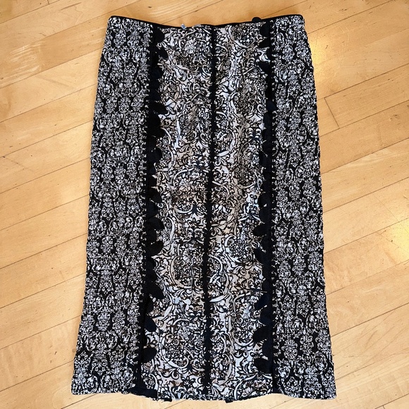 Beguile by Byron Lars Sombra Laser Cut Pencil Skirt  Like New,0 ,GD1189 - Picture 2 of 5